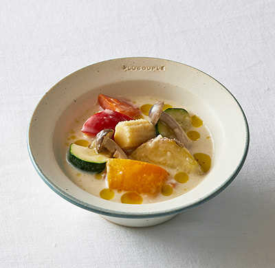 温野菜のバーニャカウダースープ